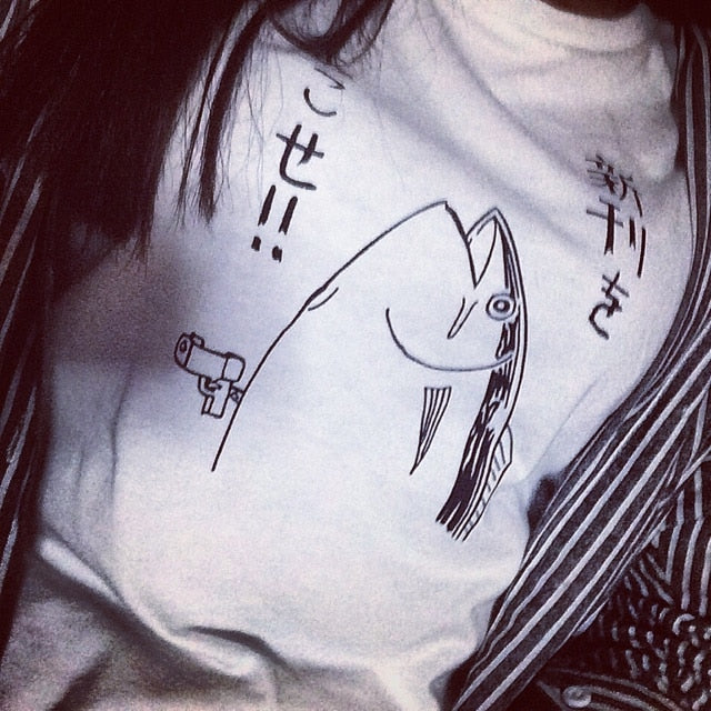 Japanese Style Cute Fish T-Shirt