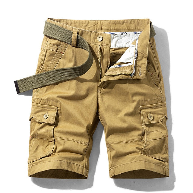 Cargo Shorts Outwear Fashion Twill Cotton Camouflage Shorts Men