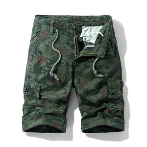 Cargo Shorts Outwear Fashion Twill Cotton Camouflage Shorts Men