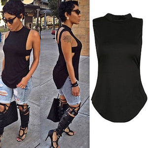 Fashion Women Summer Vest Top Sleeveless Casual Sexy T-Shirt