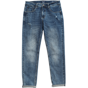 SIMWOOD Slim Fit Jeans Men fashion Casual Ripped Hole Denim