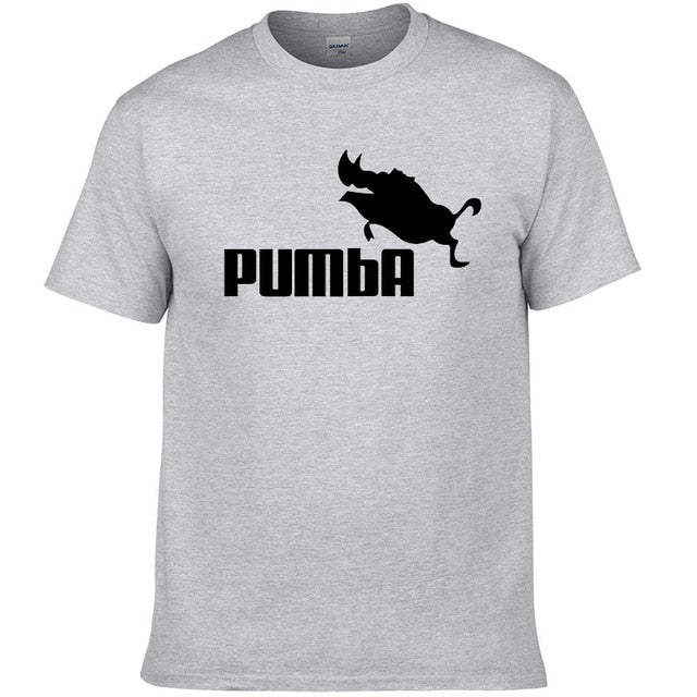 Pumba Men Casual Short Sleeves Cotton T Shirt