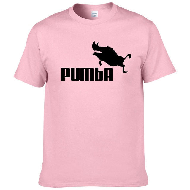 Pumba Men Casual Short Sleeves Cotton T Shirt