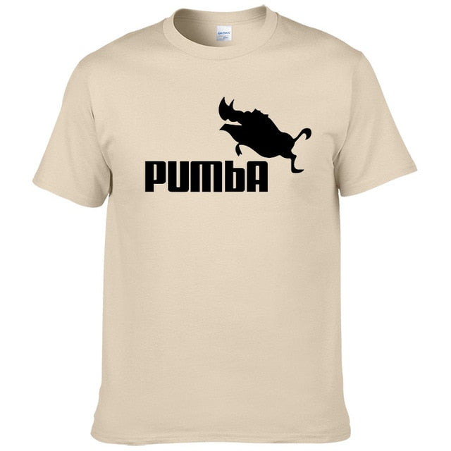 Pumba Men Casual Short Sleeves Cotton T Shirt