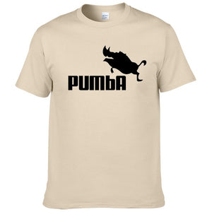 Pumba Men Casual Short Sleeves Cotton T Shirt