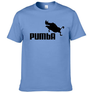 Pumba Men Casual Short Sleeves Cotton T Shirt