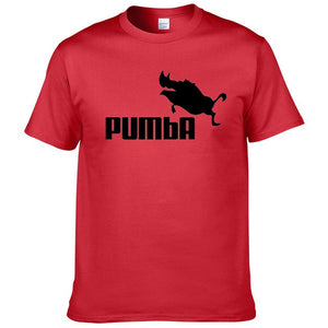 Pumba Men Casual Short Sleeves Cotton T Shirt