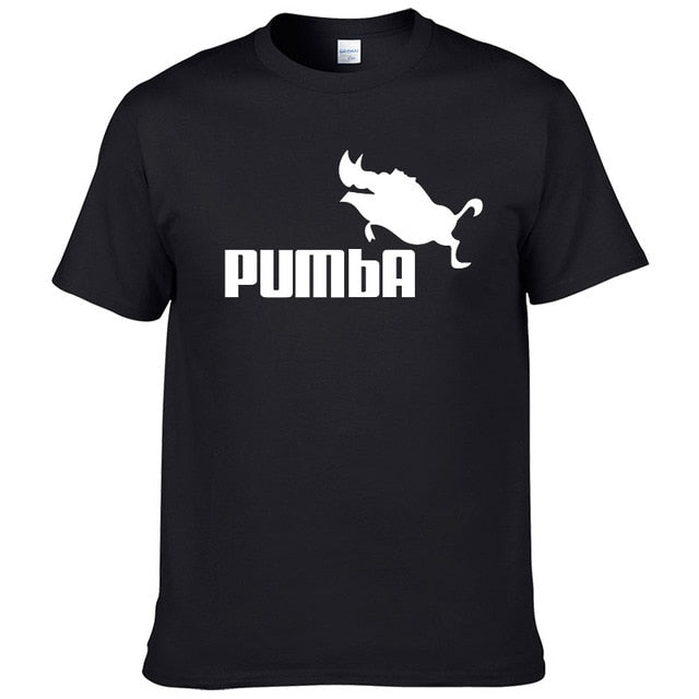 Pumba Men Casual Short Sleeves Cotton T Shirt