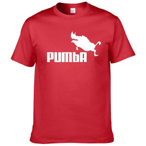 Pumba Men Casual Short Sleeves Cotton T Shirt