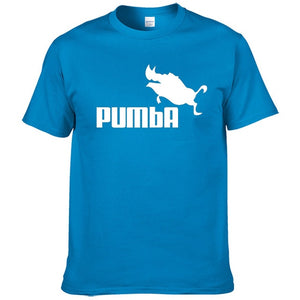 Pumba Men Casual Short Sleeves Cotton T Shirt