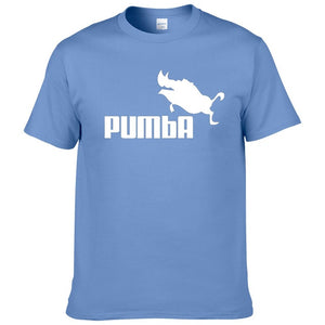 Pumba Men Casual Short Sleeves Cotton T Shirt