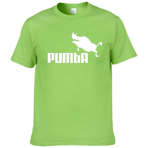 Pumba Men Casual Short Sleeves Cotton T Shirt