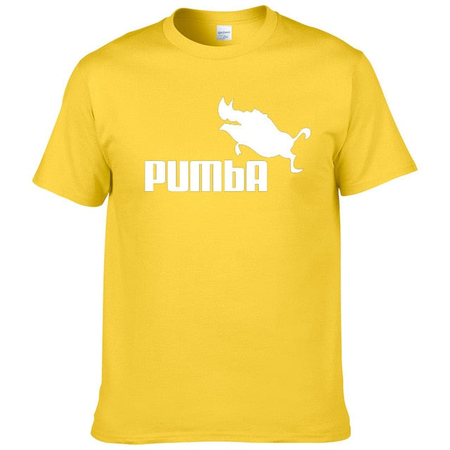 Pumba Men Casual Short Sleeves Cotton T Shirt