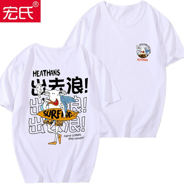 Special Japanese Tide Brand Unisex Summer Street Hip Hop T-shirt