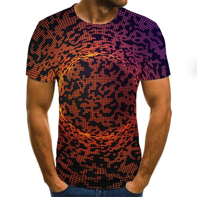 Three-dimensional 3D vortex T-Shirt