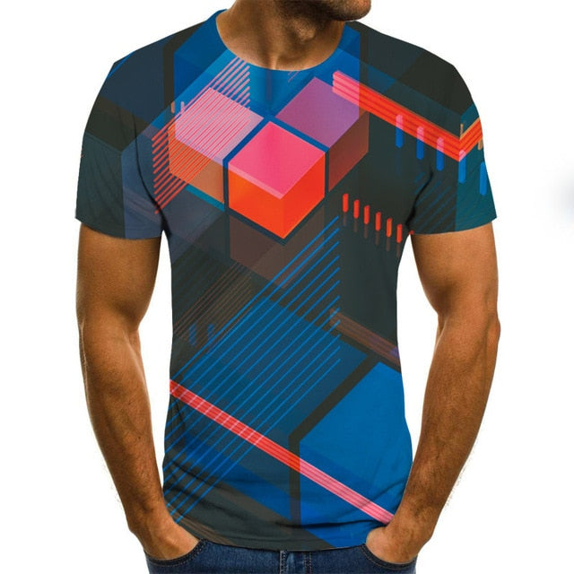 Three-dimensional 3D vortex T-Shirt