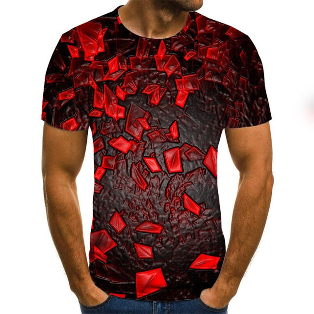 Three-dimensional 3D vortex T-Shirt