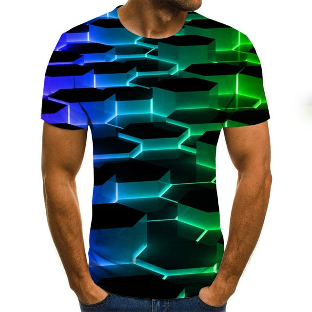 Three-dimensional 3D vortex T-Shirt