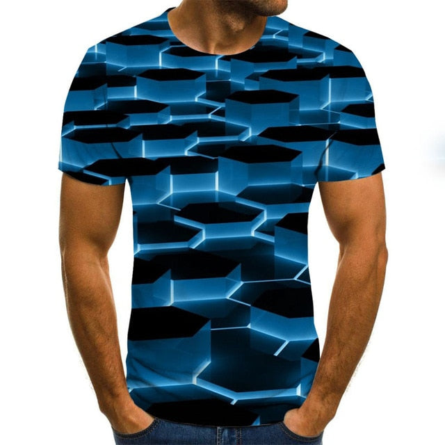 Three-dimensional 3D vortex T-Shirt