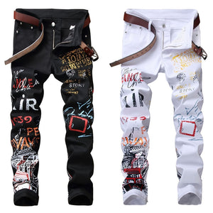 High Street Fashion Mens Night Club Hip Hop Jeans