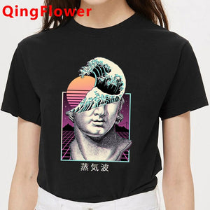 Vaporwave Aesthetic Funny Cartoon T Shirt