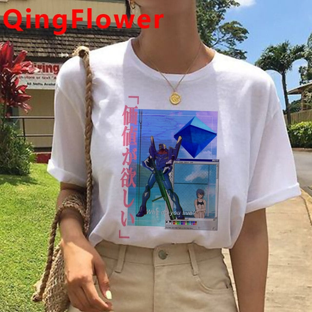 Vaporwave Aesthetic Funny Cartoon T Shirt