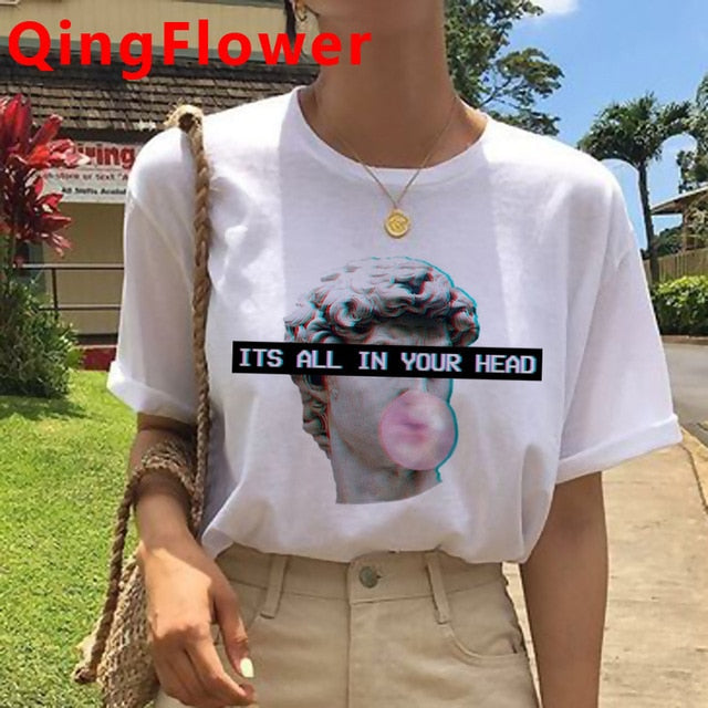 Vaporwave Aesthetic Funny Cartoon T Shirt