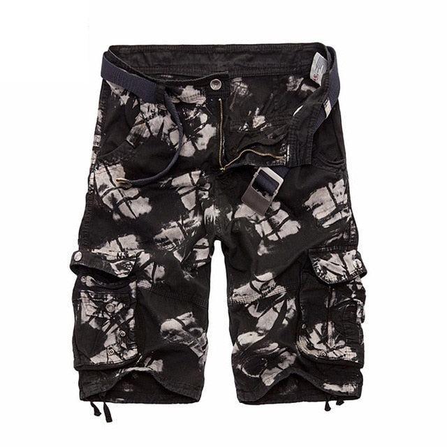 Mountainskin Summer Men's Camo Cargo Shorts