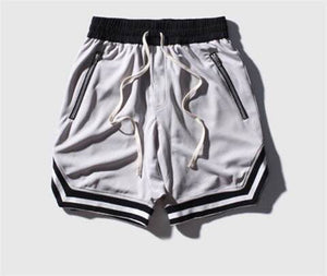 Men's Casual Shorts Hip Hop Streetwear Male Gyms Fitness Short