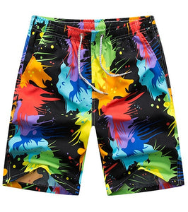 Summer New Casual Shorts Printed Beach