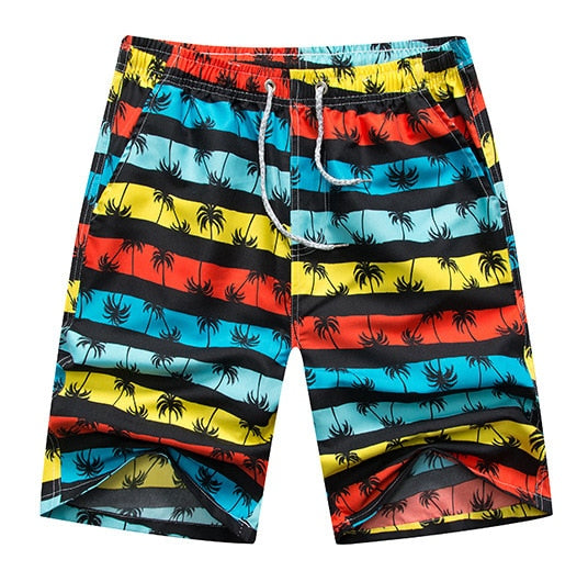 Summer New Casual Shorts Printed Beach