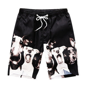 Summer New Casual Shorts Printed Beach