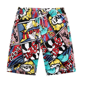 Summer New Casual Shorts Printed Beach