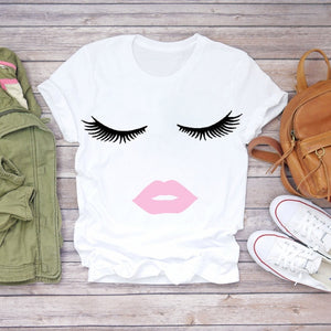 Summer Clothing Short Sleeve Cute Graphic Vogue Top T-Shirt