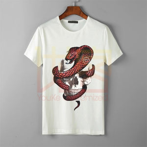 Retro Philip Logo Cotton T Shirt Graphic Shirt