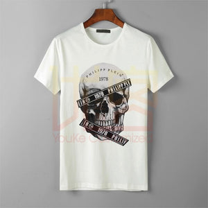 Retro Philip Logo Cotton T Shirt Graphic Shirt