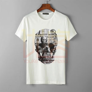 Retro Philip Logo Cotton T Shirt Graphic Shirt